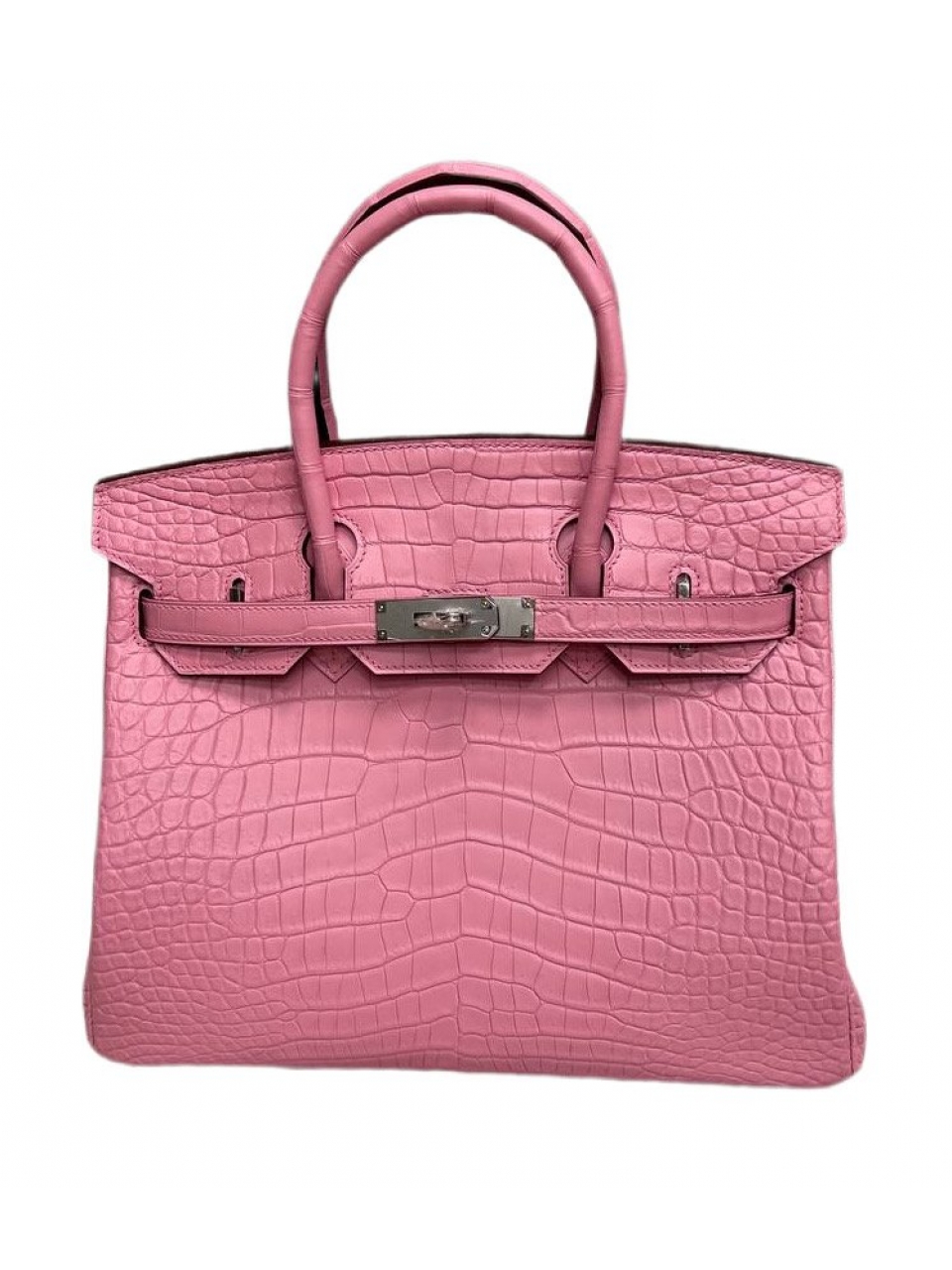 Сумка Hermes Birkin 30 из матовой кожи аллигатора